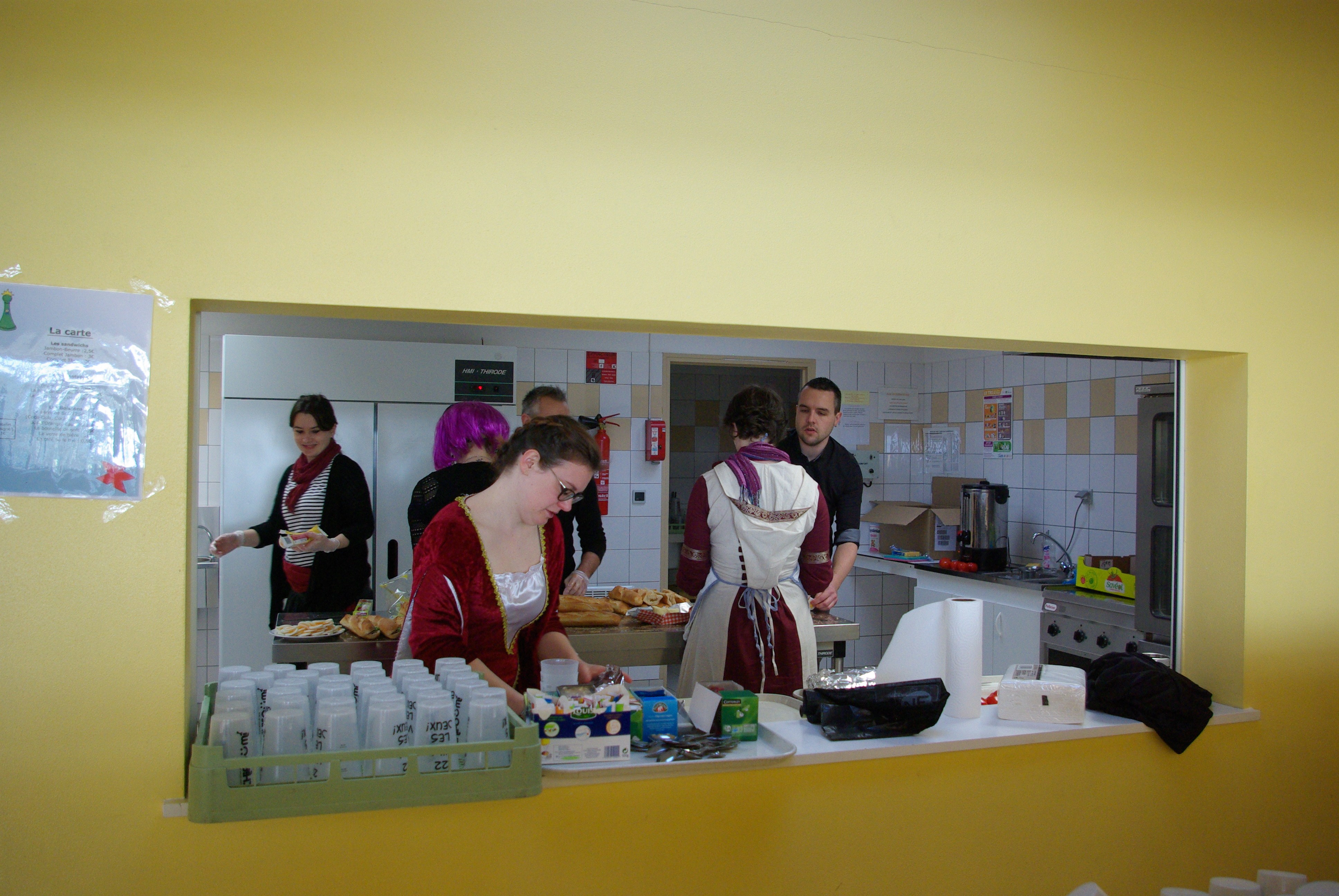 En cuisine, on fabrique